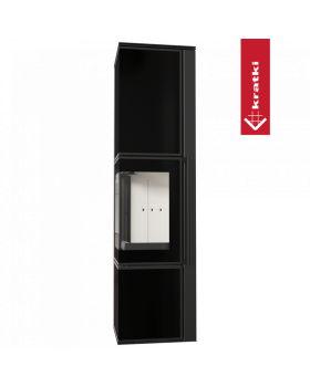 Дровяная стальная печь TORA/L 8 кВт черная-foto5