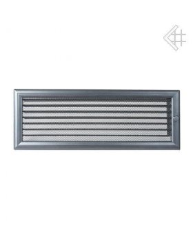 Вентиляционная решетка 17х49 Оскар графитовая с жалюзи
