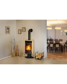 Печь-камин ABX Tartu 5 поворотный-foto4