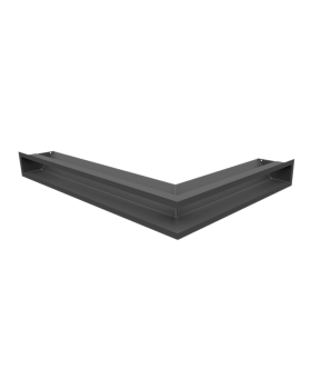 Вентиляционная решетка Люфт угловая левая графит 90-foto4