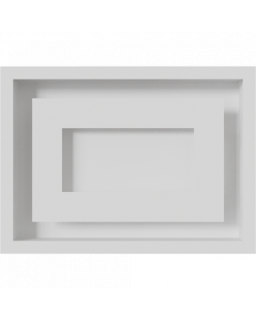 Решетка WIND Белая 22х30-foto2