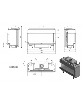 Газовая топка LEO/L/100/G20 (магистральный газ)-foto3