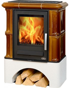 Печь-камин ABX BAVARIA K керамическая, с теплообменником