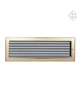 Вентиляционная решетка 17х49 полированная латунь с жалюзи
