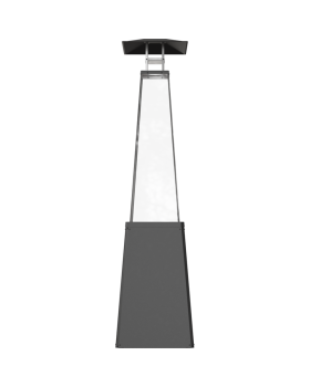 Нагреватель на газу UMBRELLA/BS/C/G31/37MBAR/S - без стоек, черный-foto4