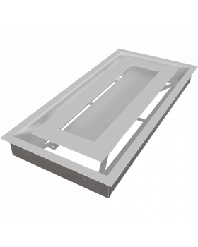 Решетка WIND Белая 22х45-foto5