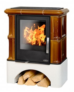 Печь-камин ABX BAVARIA KI, с допуском воздуха, керамическая-foto5