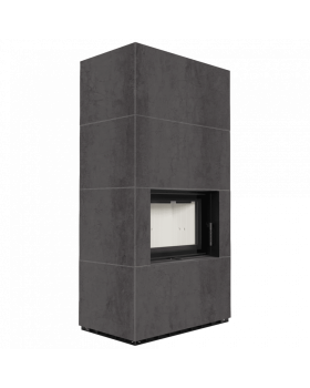 Каминокомплект FLOKI в облицовке NATURALI PIETRA DI SAVOIA ANTRANCITE BOCCIARDATA-foto4