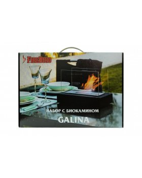 Набор с биокамином GALINA, биотопливом (1.5л.), зажигалкой Набор с биокамином GALINA, биотопливом (1.5л.), зажигалкой