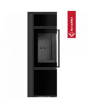 Дровяная стальная печь TORA/S 8 кВт черная-foto5