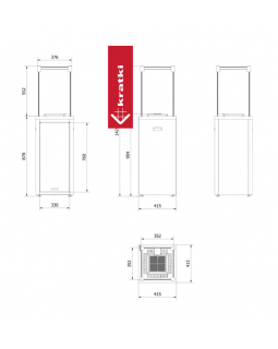 Нагреватель газовый Kratki PATIO/SLIM/M-foto10