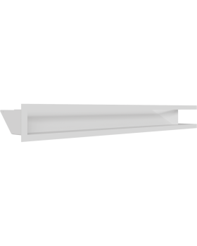 Люфт угловая 9/40/80 см левая белая-foto3