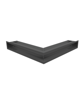 Вентиляционная решетка Люфт угловая стандарт графитовая 90-foto2