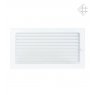 Вентиляционная решетка 22х37 белая с жалюзи