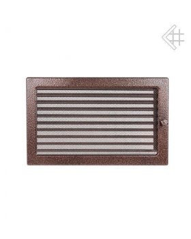 Вентиляционная решетка 22х30 черная/медь пористая с жалюзи