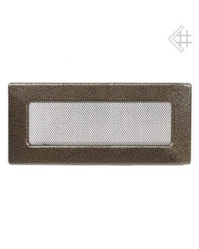 Вентиляционная решетка 11х32 черная/латунь пористая