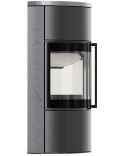 Печь Kratki PRO BJORN/W GREY SATIN c верхней плитой-foto4