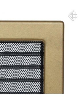 Вентиляционная решетка 17х37 гальваника под золото с жалюзи-foto2