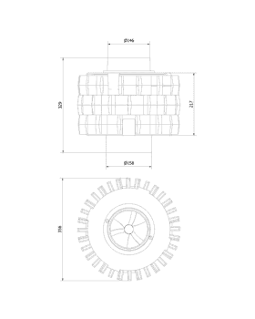 Комплект чугунных теплоаккумулирующих дисков d-150мм (3 шт.)-foto5