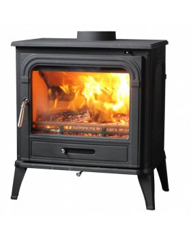 Печь-камин Dog 10кВт, дымоход d-150мм-foto2