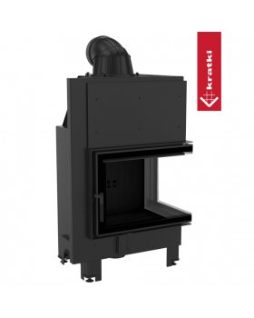 Топка MBZ/P/BS/SG, Г-образное стекло справа