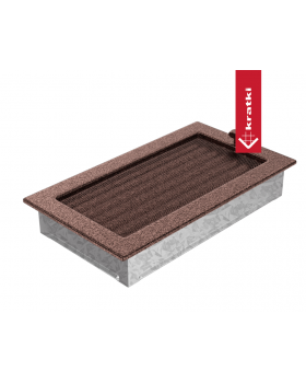 Вентиляционная решетка 17х30 черная/медь пористая с жалюзи-foto3