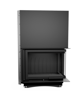 Топка AMELIA/P/BS/G, Г-образное стекло справа, гильотина-foto3