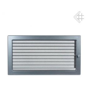 Вентиляционная решетка 22х37 графитовая с жалюзи