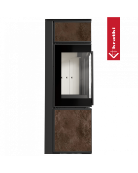 Дровяная стальная печь TORA/S, OXIDE MORO-foto4