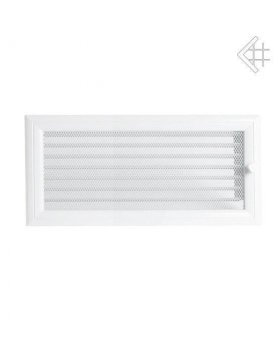Вентиляционная решетка 17х37 Оскар белая с жалюзи
