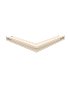 Вентиляционная решетка Люфт угловая стандарт бежевая 60-foto2