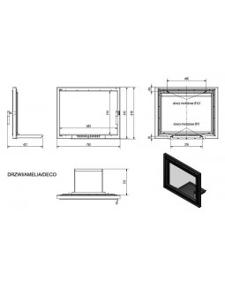 Дверца DECO в сборе (Amelia)-foto2
