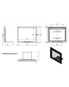 Дверца DECO в сборе (Amelia)-foto2