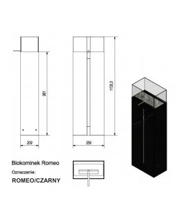Биокамин Kratki ROMEO, TUV-foto2