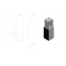 Газовый нагреватель PATIO/M/G31/37MBAR/CZ - черное стекло, с ручным управлением