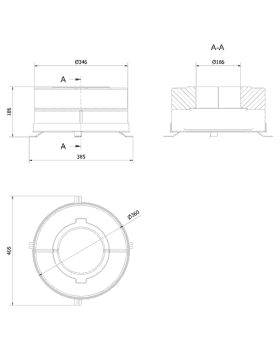 Комплект бетонных теплоаккумулирующих дисков d-150мм (4 шт., 2 слоя, V1)-foto4