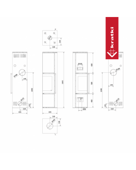 Дровяная печь TORA/L 8 кВт OXIDE MORO-foto6