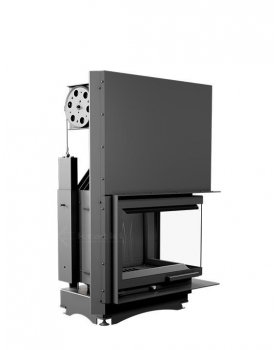 Топка MAJA/P/BS/G, Г-образное стекло справа, гильотина