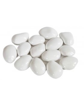 Декоративные элементы ГАЛЬКА БЕЛАЯ №14