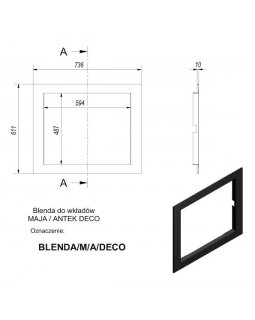 Рамка к топкам Deco (Maja/Antek)-foto2