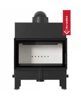 Каминная топка FLOKI/M с прямым стеклом-foto2