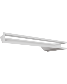 Люфт угловая 9/40/80 см левая белая-foto2