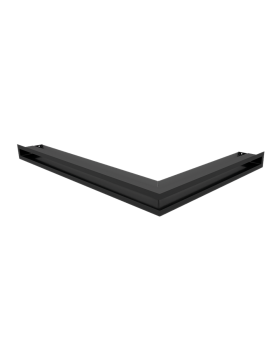 Вентиляционная решетка Люфт угловая левая черная 60-foto4