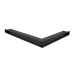 Вентиляционная решетка Люфт угловая левая черная 60