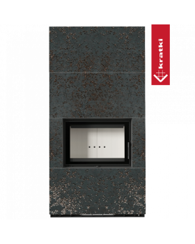 Каминокомплект FLOKI в облицовке OXIDE NERO-foto2