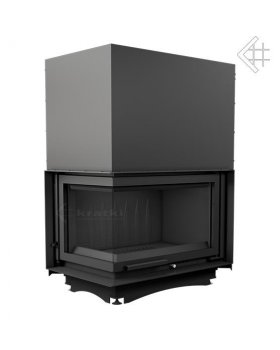 Топка OLIWIA/L/BS/G, Г-образное стекло слева, гильотина