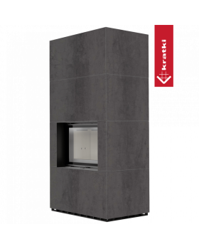 Каминокомплект FLOKI в облицовке NATURALI PIETRA DI SAVOIA ANTRANCITE BOCCIARDATA-foto6