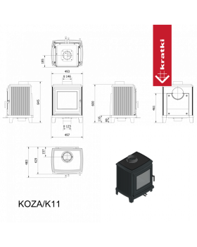Печь KOZA K11-foto8