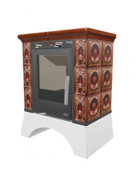 ABX Helvetia KPI белый цоколь, ТО 6.9кВт (коричневый)