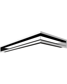 Люфт угловая 9/40/80 см левая стальная (LUFT/NL/9/8040/45S/SZ)